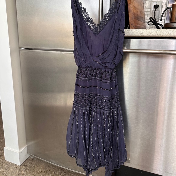 Free People Navy Dress - Picture 1 of 2